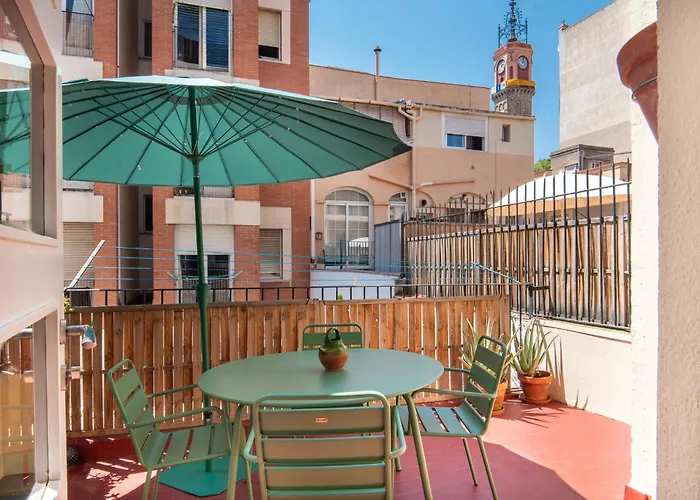 Oasis With A Terrace In The Heart Of Gracia, דירה *